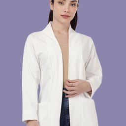 Kryptic Notch Lapel Collar Front Open Full Sleeve Pure Cotton Shrug-image-84