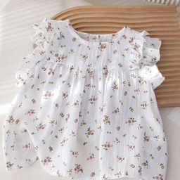 FOREVER FRIDAY Girls Floral Printed Cotton Top-27