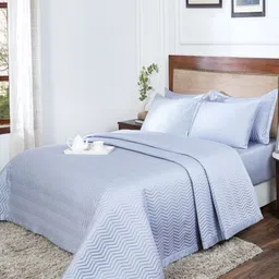 MASPAR Blue 100 GSM Cotton Single AC Quilt-image-21