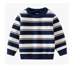 GTWO Kids Striped Woollen Pullover-32