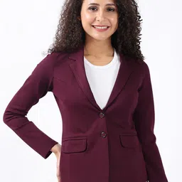 Bonnaty Notched Lapel Single-Breasted Blazer-picture-19