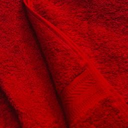 GAB Red 2 Pieces Cotton 500 GSM Bath Towel-17