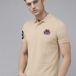 SZN Men Moisture Wicking Regular Fit Polo Collar T-shirt-image-48