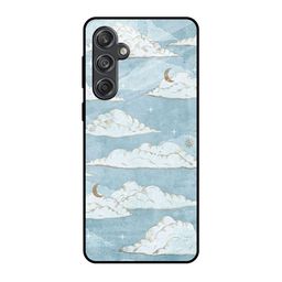 QRIOH Celestial Dreamscape Printed Lightweight Silicone Samsung Galaxy M55 5G Back Case-image-94