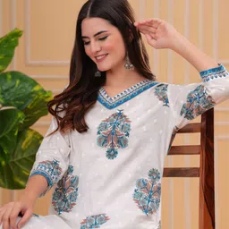 bkapparels Women Printed Pure Cotton Straight Kurta-picture-31