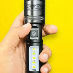 X602 (ZOOMABLE METAL LED TORCH) 3 Modes Flashlight, Super Bright Torch-13