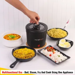 instacuppa Portable & Handy with Non-Stick Inner Pot | Compact & Light Weight | 450 Watts Multi Cooker Electric Kettle image 2