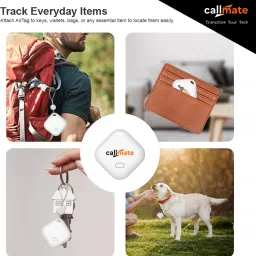 callmate Air Tag for Apple with Loud Buzzer, Works with Apple Find My (No App Required) Safety Smart Tracker image 5