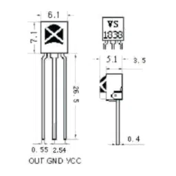 IR Receiving Head VS1838B Remote Control Receiver image 2