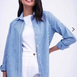 Women Regular Fit Striped Spread Collar Casual Shirt-image-60