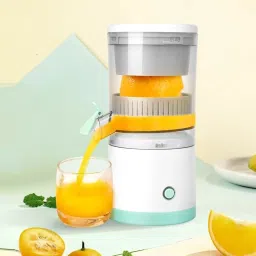 USB Rechargeable Electric Citrus Juicer - Wireless Orange, Lemon, Lime Squeezer 40 W Juicer Mixer Grinder-picture-10