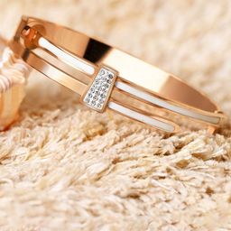 DressBerry Women Oxidised Bangle-Style Bracelet-image-91