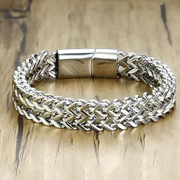 KARISHMA KREATIONS Silver-Plated Link Bracelet-43