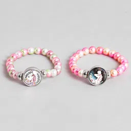 EL REGALO Girls Set Of 2 Alloy Artificial Beads Bracelet-10