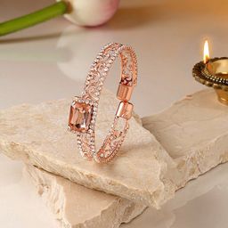 AMI Rose Gold Plated Kada Bracelet-37