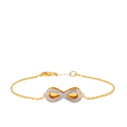 BHIMA 22K Hallmark 916 Purity Yellow Gold Infinity Bracelet-image-19