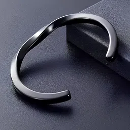 KARISHMA KREATIONS Unisex Stainless Steel Cuff Bracelet-picture-9