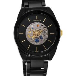 Sonata Women Unveil 2.0 Embellished Dial Bracelet Style Straps Analogue Watch 8182KM01-46