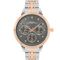 French Connection Women Embellished Dial & Stainless Steel Bracelet Style Straps Analogue Watch FCN072RTM-image-26