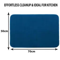 Kuber Industries Blue & Red 2 Pieces Rectangular Table Placemats image 5