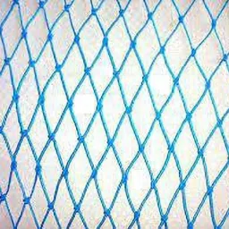amz sports nets B-18PLY-10 FT x 55 FT Nylon Mesh Balcony Net / Bird Net / Monkey Net Child Protection Net (BLUE) 18 PLY 10 FT X 55 FT Insect Net image 2