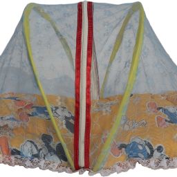 Polyester Kids Washable Baby Foldable Mattress, Pillow with Embroidery Mosquito Net-image-26