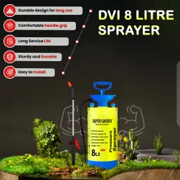 super garden GARDEN USED FOR MULTIPLE APPLICATION LIKE SPRAY ON PLANTS ETC 8 L Hand Held Sprayer image 3