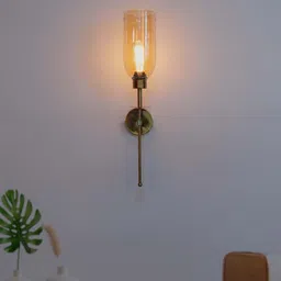 Fos Lighting Gold-Toned Solid Antique Wall Lamps With Translucent Glass Shade-picture-17
