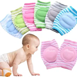Baby Knee & Elbow Guard/pad for Crawling Comfortable Cap for Leg and Hand Multicolor Baby Knee Pads-picture-11