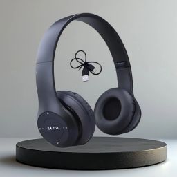 HD Sound Bluetooth Headset with Foldable Ear Cups, Ideal for Portable Gaming_2R Bluetooth & Wired Headset-image-80