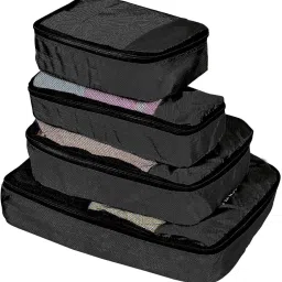 Travel Packing Cube Organizers Bag set of 4 different sizes Security Bag-25