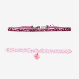 H&M Girls Pack Of 2 Designed Necklace-picture-18