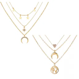 Vembley Set of 2 Gold-Plated Layered Necklaces-20