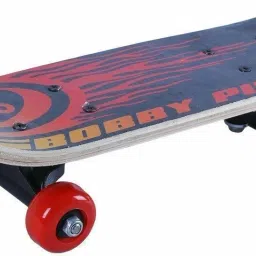 Wooden Skateboard for Kids (Ideal for 3 to 8 Years Kids), Multicolour & Design 5 inch x 17 inch Skateboard-image-53
