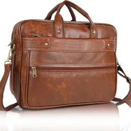 Men Tan Messenger Bag-image-30