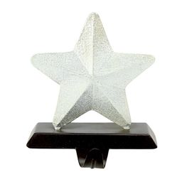 Hind Decor White Glossy Star Stocking Holder-image-39
