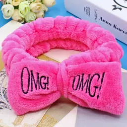 Proplady Unisex Kids Pink & Black Fur Hairband-image-8