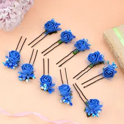 Silvermerc Designs Women Pack of 10 Embellished U Pins-image-70