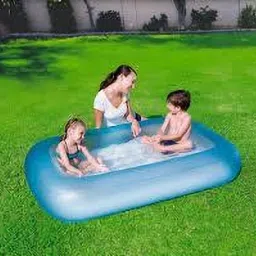 wagela Inflatable 5 Feet Baby Swimming Pool Inflatable Rectangular Swimming Pool Inflatable Swimming Pool image 4
