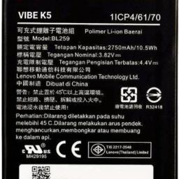 VEHUB Mobile Battery ForLenovo BL-259 Lenovo Vibe K5 / K5 Plus - A6020 / A6020A40-2750mAh-picture-24