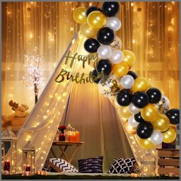 Solid Balloon Decoration Combo Kit With Banner Pack Of 26 Birthday Decoration Items Balloon-7