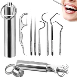 7 in 1 Teeth Braces Cleaner Kit, Dental Floss Toothpicks Set with Case-10