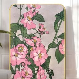 Livin'luxe Brown & Pink Vintage Floral Wall Art-picture-26