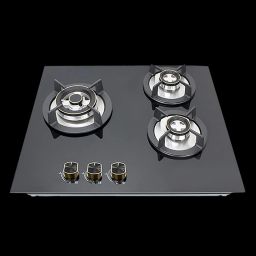 Kutchina Flamma 3B Eco 60 Tempered Glass Top 3 Burner Automatic Electric Hob (Multi Flame Burner, Black)-picture-27