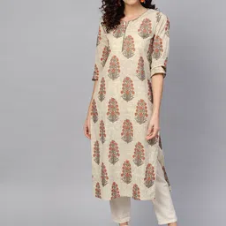 YASH GALLERY Women Floral Embroidered Kurta-picture-49