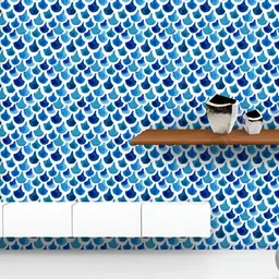 ArtzFolio Printed UV-Resistant Anti-Bacterial Abstract Fish Scale Peel & Stick Wallpaper-image-60