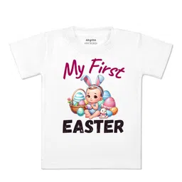 Arvesa Kids Typography Printed Applique T-shirt-picture-42