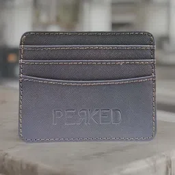 PERKED Unisex Leather Card Holder-image-19