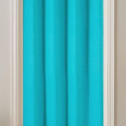 IVAZA Turquoise Blue Polyester Window Curtains-45