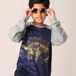 V-Mart Boys Graphic Printed Round Neck Cotton T-shirt-picture-44